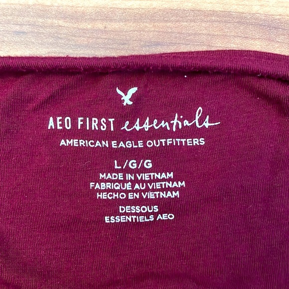 Deep Red American Eagle body suit - Picture 3 of 5